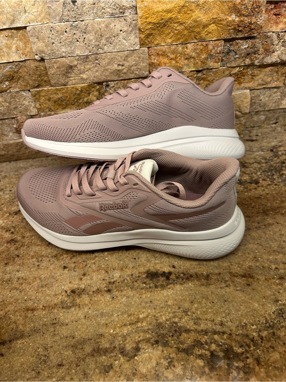 Reebok Women's Sneakers in Dusty Rose and White